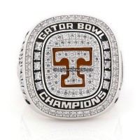 2015 Tennessee Volunteers TaxSlayer Bowl Championship Ring/Pendant(C.Z logo/Premium)